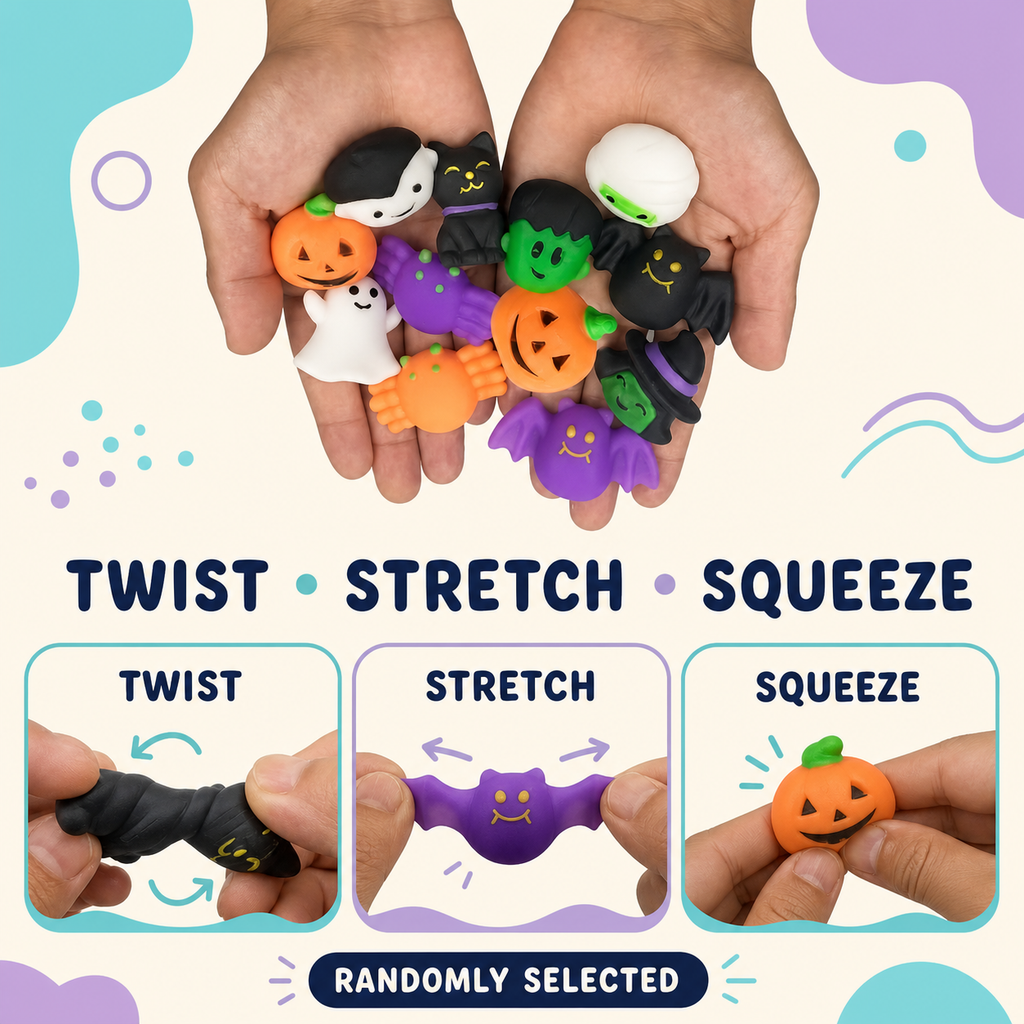 Halloween Mochi Squishies