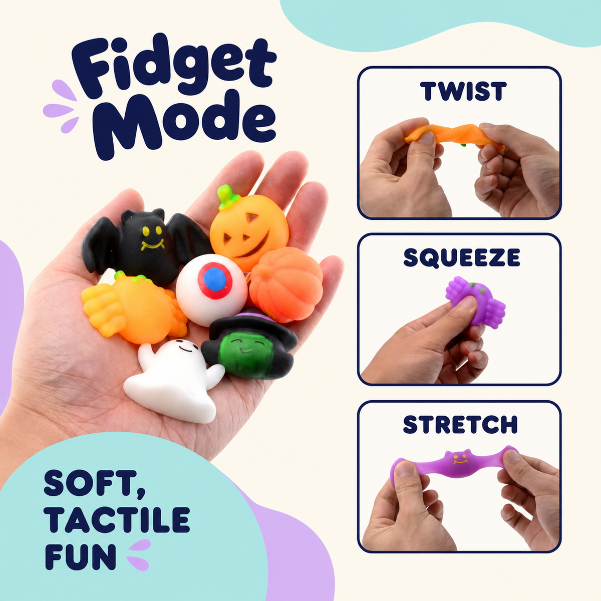 Halloween Mochi Squishies