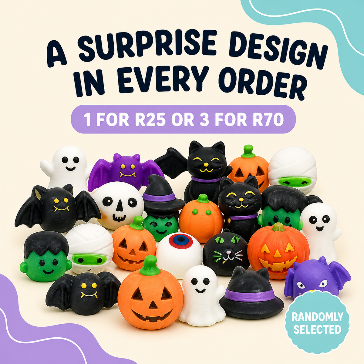 Halloween Mochi Squishies